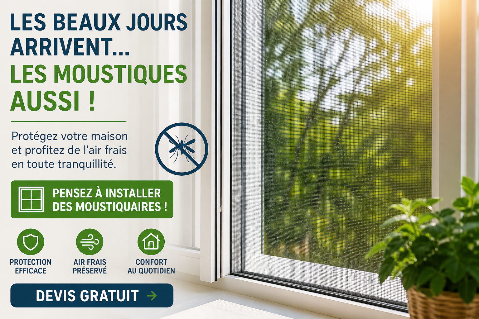 Les beaux jours arrivent… et les moustiques aussi ! ☀️